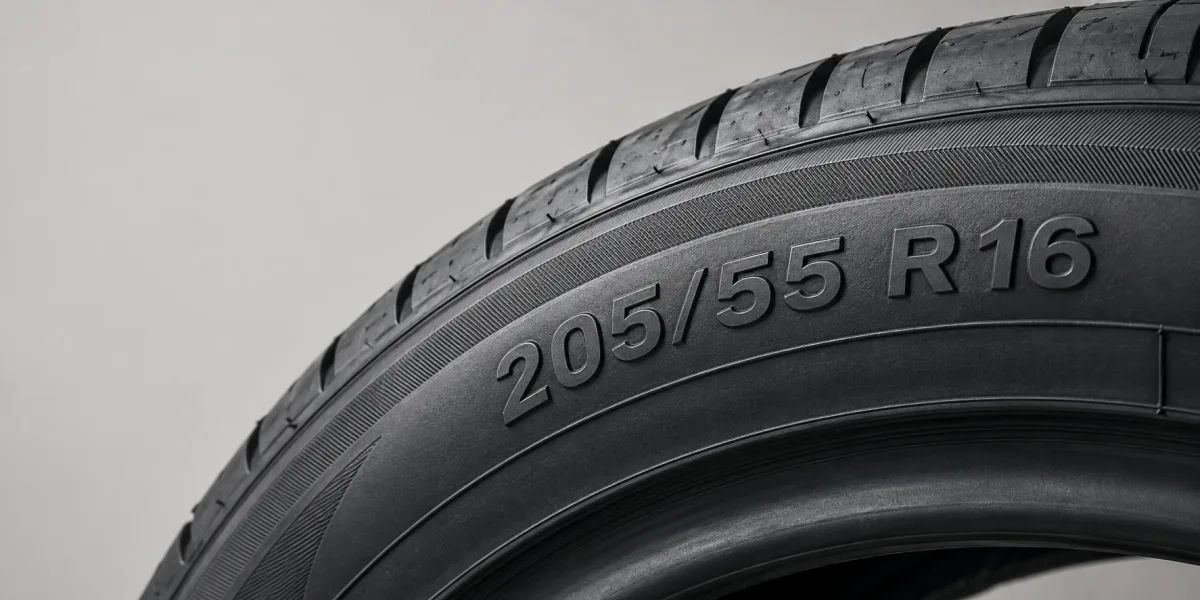 Маркировка 205/55 R16 на боковине шины